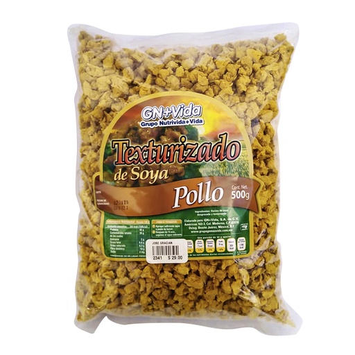 [2341] TEXTURIZADO DE SOYA POLLO 500 GRS GN+VIDA