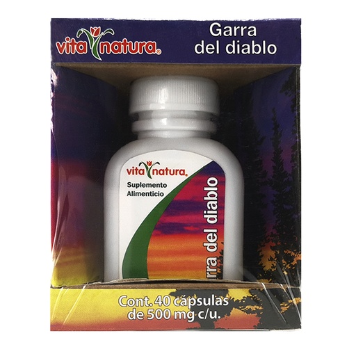 [0483] GARRA DEL DIABLO 40 CAPS GN+VIDA