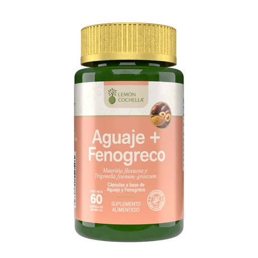 [3007] AGUAJE CON FENOGRECO 60 CAPS LEMON COCHELLA