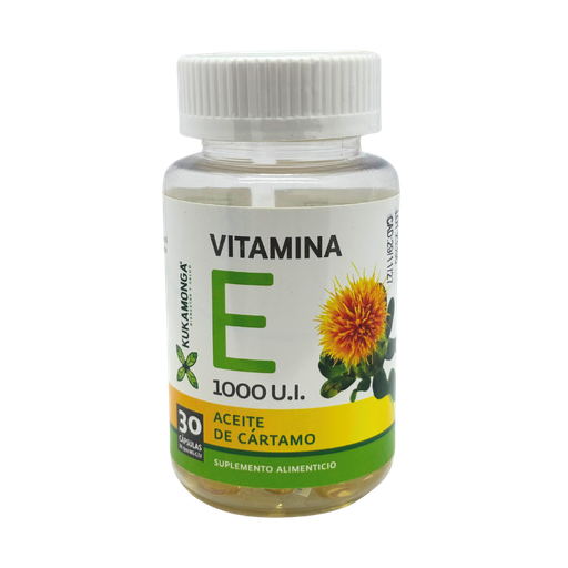 [2724] VITAMINA E CARTAMO 1000U.I 30 CAPS KUKAMONGA