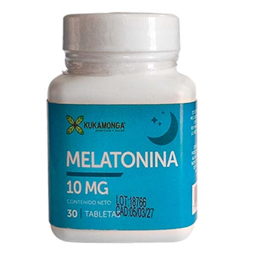 [2727] MELATONINA 10 MG C/30 TABLETAS KUKAMONGA