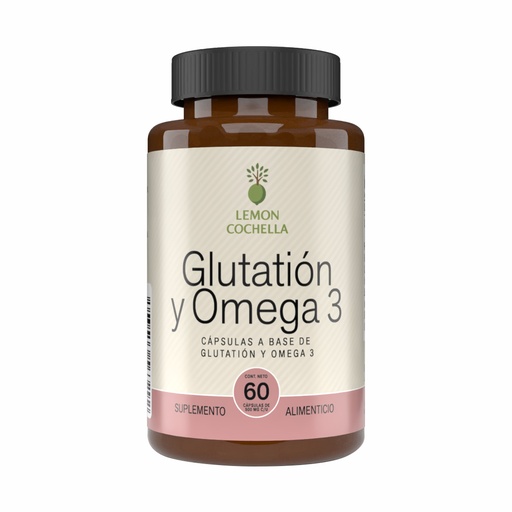 [2737] GLUTATION CON OMEGA 3 60 CAPS LEMON COCHELLA