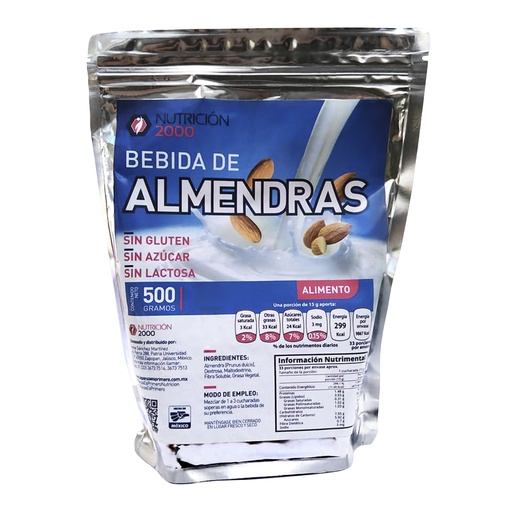 [0605] BEBIDA DE ALMENDRAS 500 GRS NUT 2000