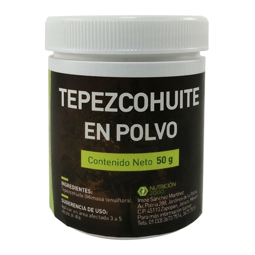 [1394] POLVO TEPEZCOHUITE 50 GRS NUT 2000