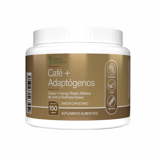 [2980] CAFÉ + ADAPTÓGENOS 150 GRS LEMON COCHELLA