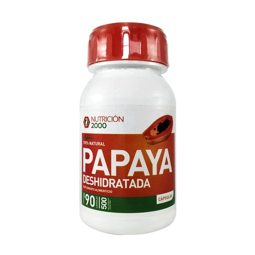 [0678] PAPAYA DESHIDRATADA 90 CAPS NUT 2000
