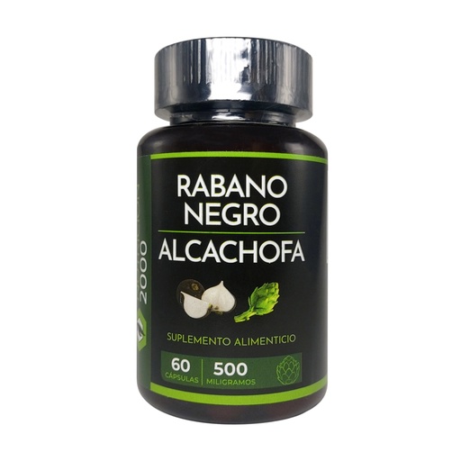 [0648] RABANO NEGRO CON ALCACHOFA 60 CAPS NUT 2000