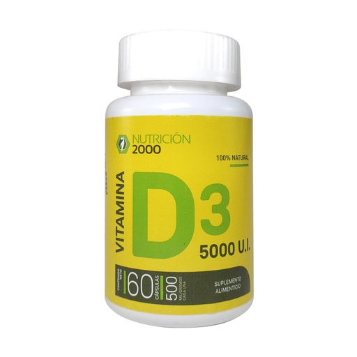 [1231] VITAMINA D 60 CAPS NUT 2000