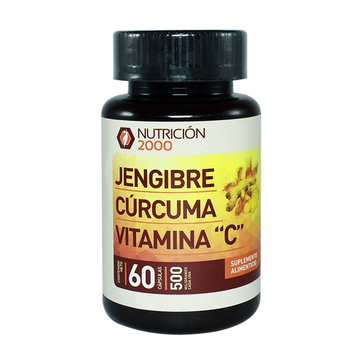 [0846] JENGIBRE.CURCUMA Y VITAMINA C 60 CAPS NUT 2000