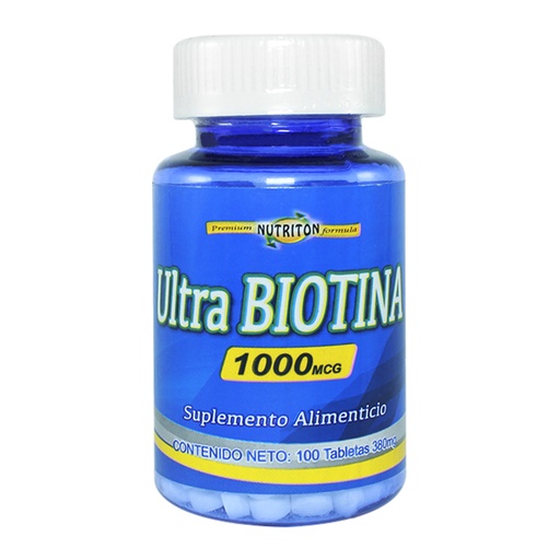 [1579] ULTRA BIOTINA 10,000 MCG 100 TABS PASIGUARO