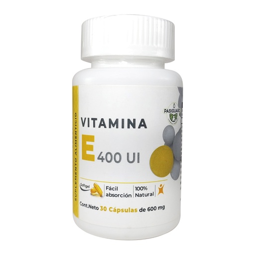 [1824] VITAMINA E 400 UI 30 CAPS PASIGUARO