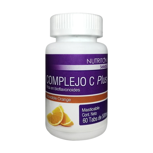 [0355] COMPLEJO C PLUS NARANJA 60 TABS PASIGUARO