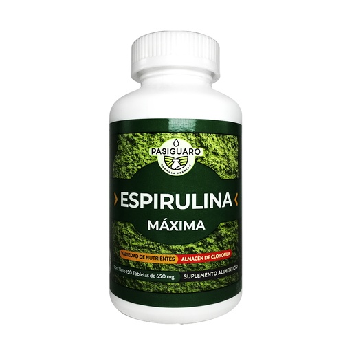 [0775] ALGA ESPIRULINA 150 CAPS PASIGUARO