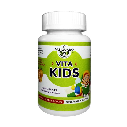 [0784] VITA KIDS NARANJA 60 TABS PASIGUARO