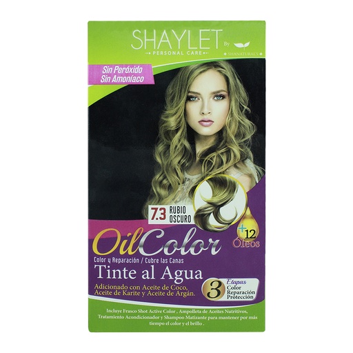 [0850] TINTE SHAYLET RUBIO OSCURO 7.3 1 PZA SHANATURALS
