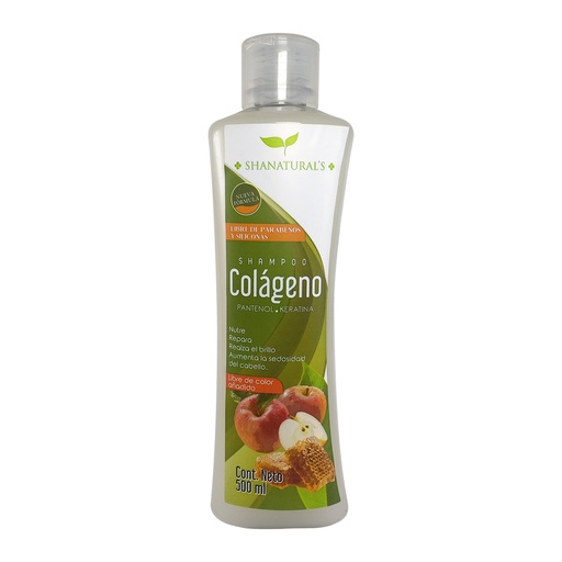 [2140] SHAMPOO COLÁGENO 500 ML SHANATURALS