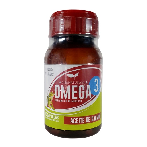 [1700] SALMON OIL OMEGA 3 90 CAPS SHANATURALS