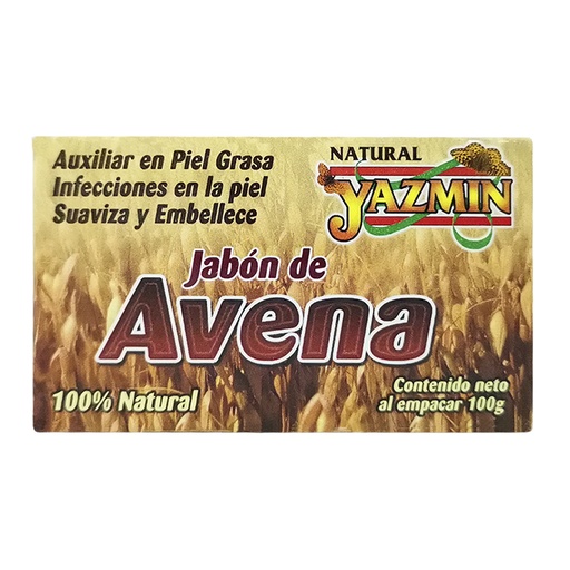 [2142] JABÓN AVENA 100 GRS YAZMIN