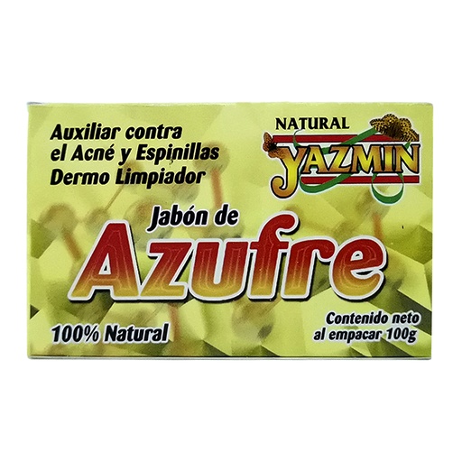 [0453] JABÓN AZUFRE 100 GRS YAZMIN
