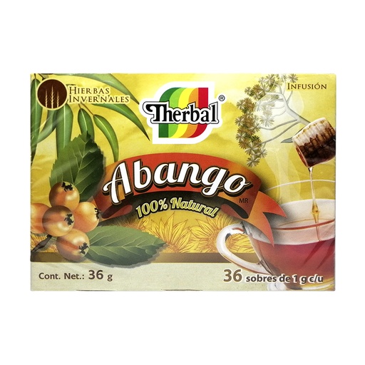 [1744] TÉ ABANGO NATURAL 36 SOBRES THERBAL