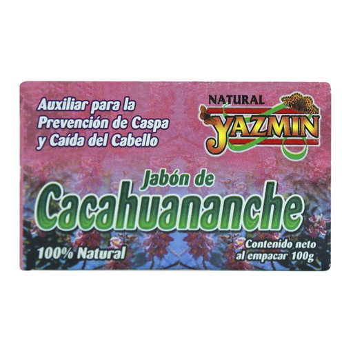 [0454] JABÓN CACAHUANANCHE 100 GRS YAZMIN