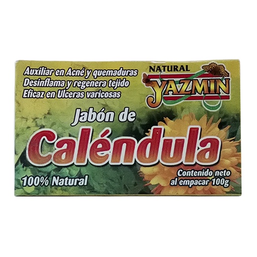 [0452] JABÓN CALÉNDULA 100 GRS YAZMIN