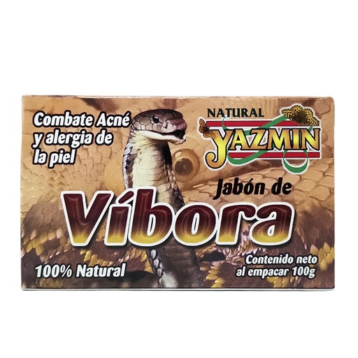 [0840] JABÓN VÍBORA DE CASCABEL 100 GRS YAZMIN