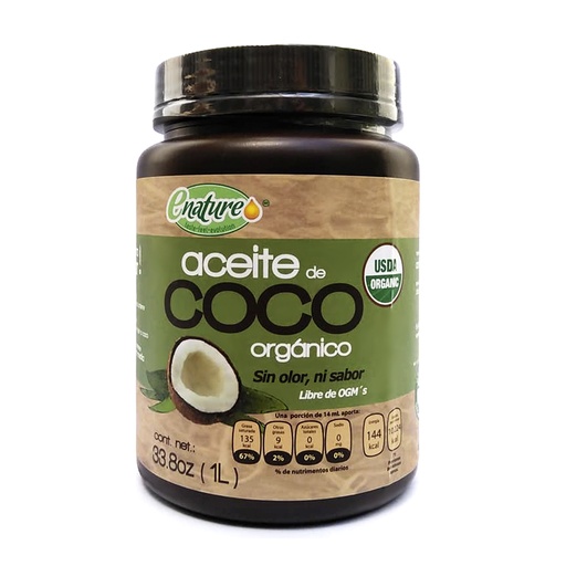 [1965] ACEITE DE COCO ORGÁNICO 1 L ENATURE