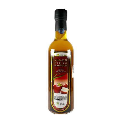 [0396] VINAGRE SIDRA DE MANZANA 500 ML GOLDEN NAVI