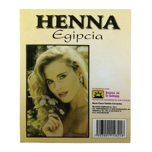 [0524] HENNA EGIPCIA 70 GRS GUILESPPY