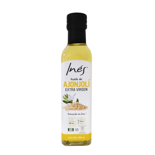 [0021] ACEITE AJONJOLÍ EXTRA VIRGEN 250 ML INES
