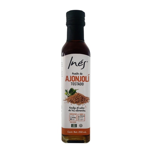 [0020] ACEITE DE AJONJOLÍ TOSTADO 250 ML INES