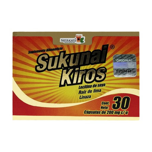 [1345] SUKUNAI KIROS 30 CAPS NATURA CASTLE