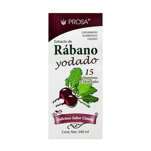 [0801] JARABE RABANO YODADO 340 ML PROSA