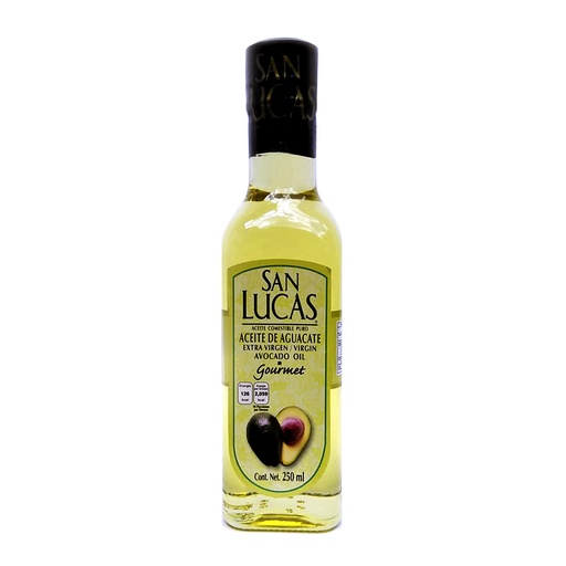 [0222] ACEITE DE AGUACATE EXTRA VIRGEN 250 ML SAN LUCAS