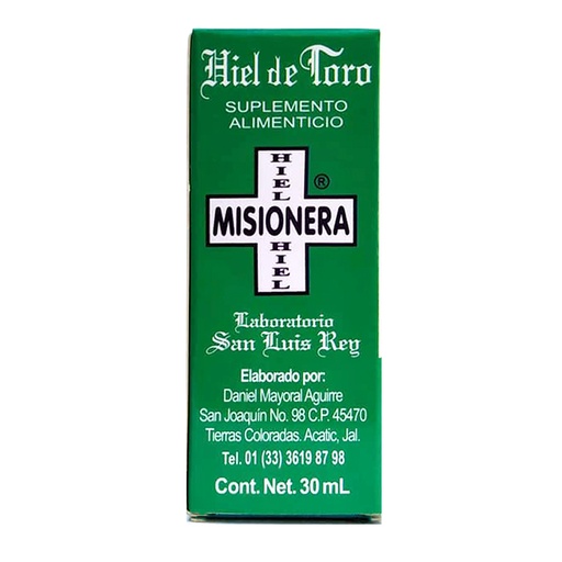 [2137] HIEL MISIONERA 30 ML SAN LUIS REY