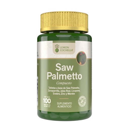 [1328] SAW PALMETTO COMPUESTO 100 TABS LEMON COCHELLA