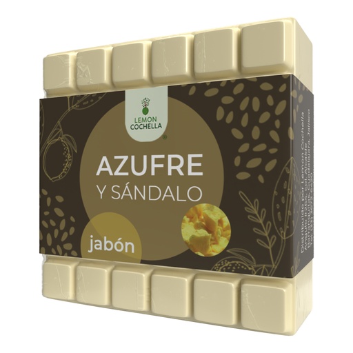 [1863] JABÓN AZUFRE Y SÁNDALO  LEMON COCHELLA
