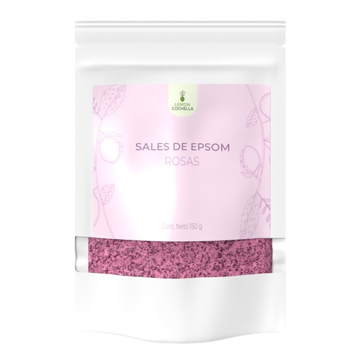 [1852] SALES DE BAÑO ROSAS 150 GRS LEMON COCHELLA