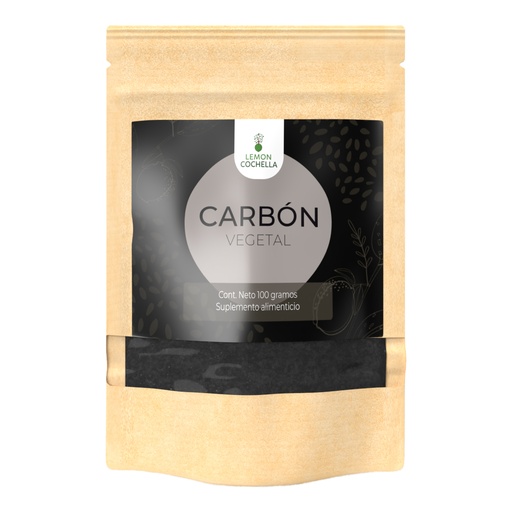[1280] CARBÓN VEGETAL 100 GRS LEMON COCHELLA