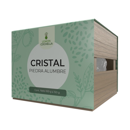 [0363] PIEDRA CRISTAL 100 A 150 GRS LEMON COCHELLA