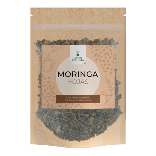 [1180] HOJA DE MORINGA 30 GRS LEMON COCHELLA