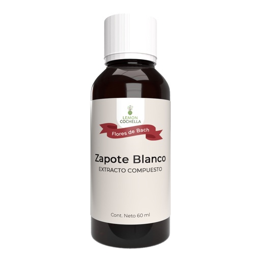 [2182] ZAPOTE BLANCO FLORES DE BACH 60 ML LEMON COCHELLA