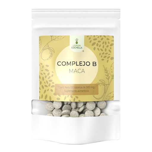 [1336] COMPLEJO B DE MACA 100 TABS LEMON COCHELLA