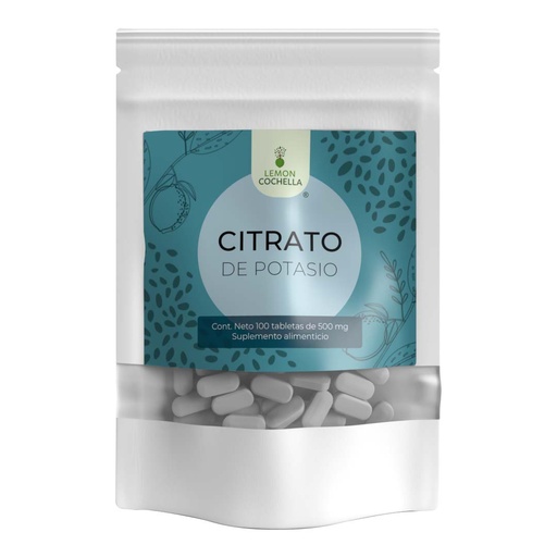 [1324] CITRATO DE POTASIO 100 TABS LEMON COCHELLA