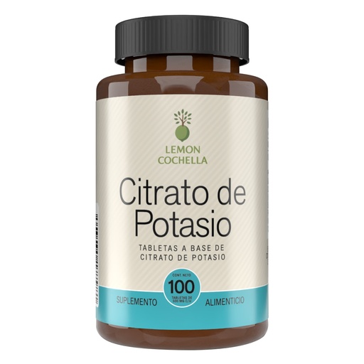 [1324] CITRATO DE POTASIO 100 TABS LEMON COCHELLA