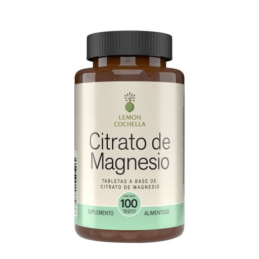 [1349] CITRATO DE MAGNESIO 100 TABS LEMON COCHELLA