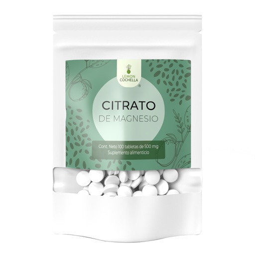 [1349] CITRATO DE MAGNESIO 100 TABS LEMON COCHELLA