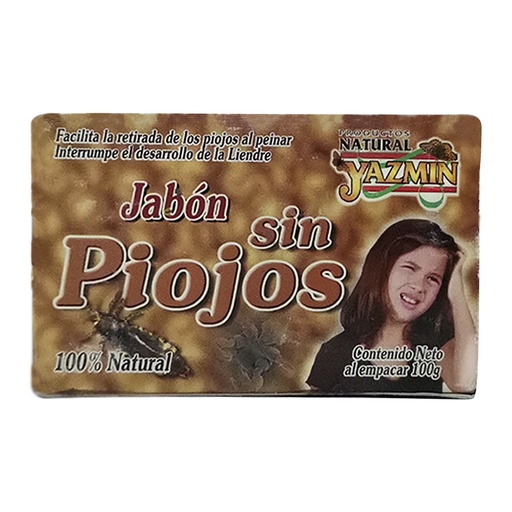 [0448] JABÓN SIN PIOJOS 100 GRS YAZMIN