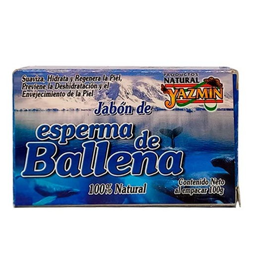 [0538] JABÓN DE ESPERMA DE BALLENA 100 GRS YAZMIN
